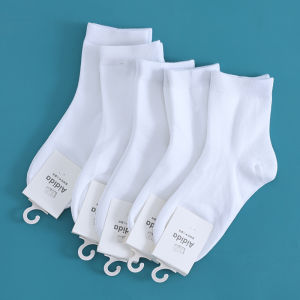 Childrens Breathable Sports Socks Thin Mesh Short Socks for Spring Summer Cotton Absorbent Sweat Girl Mid-Calf Socks