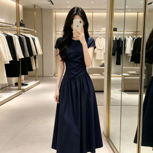 SUSIEYUAN | Blue Sleeveless Slimming Summer Dress