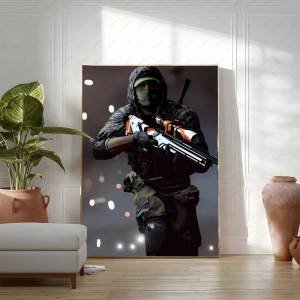 Bandai | C-Counter-Strike CS2 Game Poster Sticker Nghệ Thuật Treo Tường Hiện Đại Tự Dính Cho Trang Trí Văn Phòng Tại Nhà Phòng Ăn