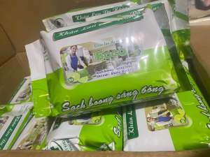 Sỉ 1 gói khăn lau đa năng mùi chanh sả . Sạch bong sáng bóng