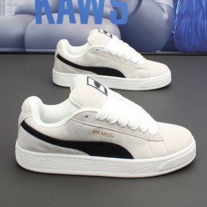 Low-Top Comfortable Casual Mens Bread Shoes Classic Versatile Retro Couples Shoes Fashionable Sporty Flat Heel round Toe