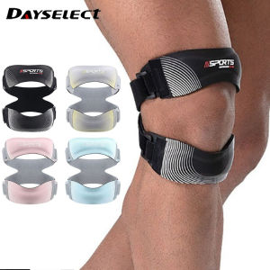 1Pcs Sports Patella Strap Adjustable Knee Sleeve Basketball Compression Knee Pads Stabilizing Patella Shock Absorption Men Women