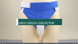 Medical Silicone Urine Collector Wearable Pee Bag with Leak Proof Connector