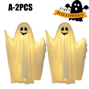 Đồ Trang Trí Ma Quái Kích Thước Thật Phát Sáng Trong Bóng Tối Trang Trí Halloween Ngoài Trời Cửa Trước Vườn Nhà Ma 85/165CM Đứng Được