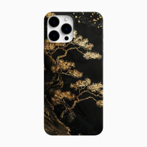 Dark Night Gold Pineapple Creative Film High-End Personality Mobile Phone Case New Chinese Style for  7/8/X/XR/11/12/13pro/14/15promax