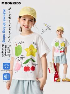 Moonkids | Áo Thun Nữ In Trắng Dễ Thương