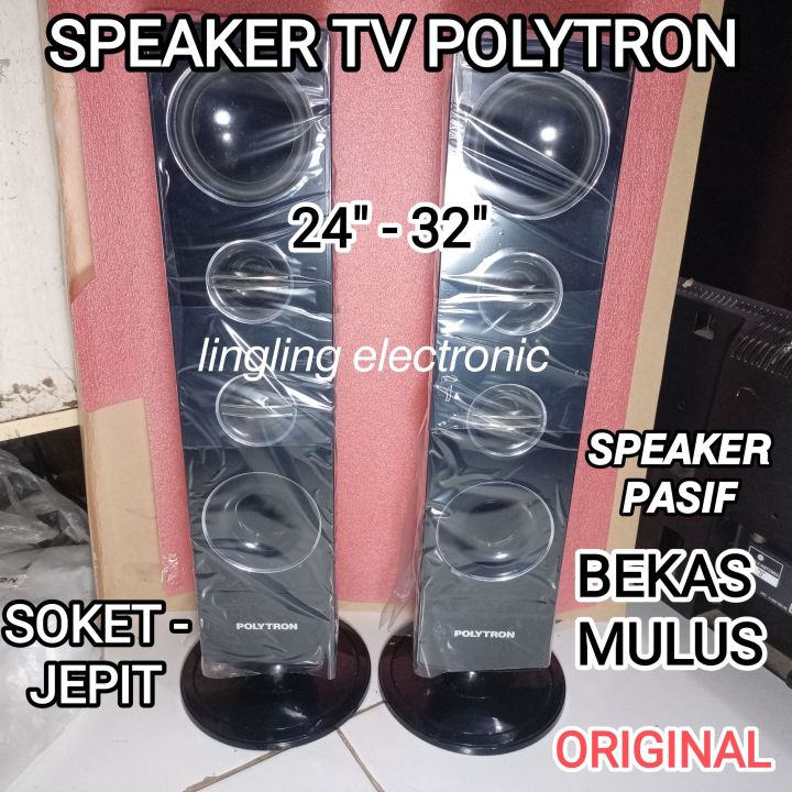 SPEAKER TV POLYTRON TOWER PASIF 32" ORIGINAL BEKAS MULUS | Lazada Indonesia