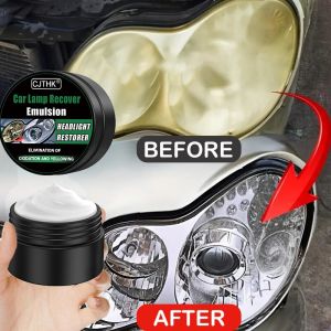 Car Headlight Restoration Polishing Kits Headlamp Scratch Remover Repair Cleaning Paste Remove Oxidation Headlight Polish Liquid