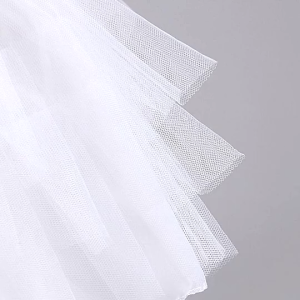 Solid Color Short Petticoat Wedding Dress Pettiskirt 3 Layers Children/Adult Cosplay Maid Wear Skirt