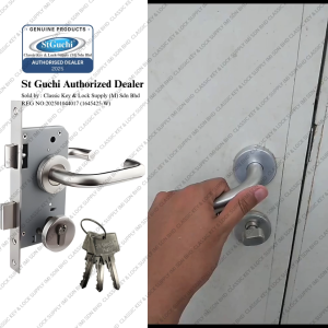 St Guchi mortise lever handle door lock SGLH-101 Stainless Steel SUS304 SIRIM Approved