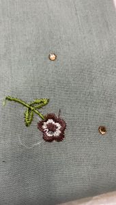 HIJAB SEGI EMPAT PAYET BUNGA BORDIR /KERUDUNG PARIS JADUL TERBARU