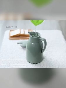 1.3L/1.9L Thermal Flask Small Household Thermos anti-slip Home Office Thermos High Capacity Kettle Glass Liner Insulation Pot Thermos Kettle Cup Multi-capacity Sealing and leak prevention