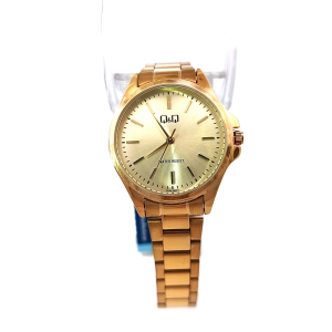 Q&Q Classic Gold-Tone Quartz Watch C37A-002PY
