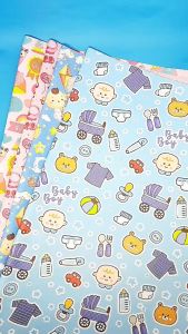 Murah!! Kertas kado Motif Baby 80gr/ kertas kado Anak / kertas kado Pita/ Motif Baby/ Kertas Kado Setara Sanwa Sansan Wawa