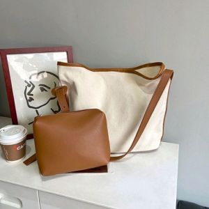 Tas Selempang 2in1 Slingbag TW204  Vintage Bag Natural Polos Simple