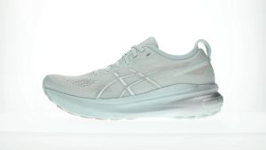 ASICS Men GEL-KAYANO 31 Running Shoes in Pure Aqua/Pure Silver