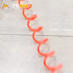 Feibao Selang Spiral Kompresor Udara 9m 12m 15m 20m 30m Fleksibel Tahan Tekanan Tinggi Anti Korosi