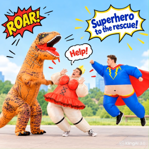 SG stock Halloween T-Rex Dinosaur Costume Clown Sumo Santa inflatable Adult Christmas Party Funny