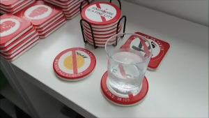 [SG STOCK] Diatomite Coaster Original Design Singapore Gift Singapore Souvenir Special Gift