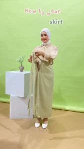 Mybamus Tasya Satin Wrap Skirt - Rok Lilit Satin Polos