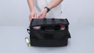 Outdoor Camping Gas Tank Storage Bag Outdoor Equipment 600D Oxford Ground Nail Cookware Pot Pan Holders Organizer Kit Bag