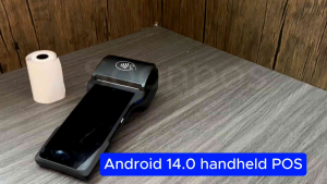  Soonpos 4GB+32GB Android 14 Handheld Pos Terminal With Thermal 58/80mm Receipt Printer 40/76mm Label Printing 3G 4G WiFi Bluetooth Mobile Cashier PDA Compatible with Loyverse POS Salesplay POS Support NFC Reader