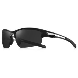 Kính Mát Nam CRIXALIS Nửa Gọng Chống Tia UV400 Tròng Kính Polycarbonate Không Phân Cực Dùng Cho Bóng Chày Đạp Xe Chạy Bộ Lái Xe Nhiều Màu Sắc