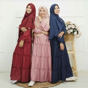 Gamis Susun Canda Bahan Toyobo: Nyaman & Tahan Lama