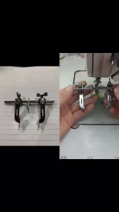 Industrial Single Needle Sewing Machine Double Guide Ruler Fabric Guide Parts