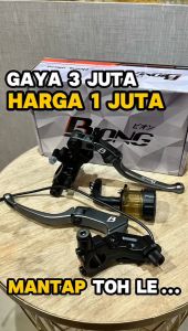 MASTER REM KANAN BIONG RADIAL TIPE HANZO MODEL S1 UKURAN 17MM ATAU HANDLE REM KIRI KOPLING CABLE ONLY BIONG TIPE HANZO