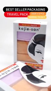 Kojie San Lightening Soap Travel Pack 6pcs x 20gr Paket 1 Karton