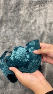 Bra Wanita Kawat Full Cup Tanpa Busa BONPRIX Mix Hias Lace Premium Pakaian Dalam Underwear BP932GRN