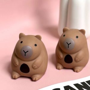 น่ารัก Capibara บีบของเล่น Little Chubby Capybara ช้า Release บีบของเล่น Kapibara ความเครียดบรรเทา Mini Fidget ของเล่น