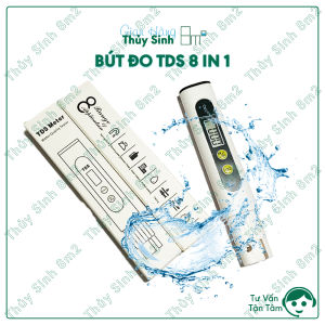 Bút Đo Chỉ Số Nước TDS 8 IN 1 (Loại Tốt) | Phụ Kiện Chăm Sóc Hồ Thủy Sinh | 8m2