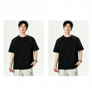 BALENO | Summer Casual Color Block Design Loose Top