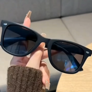 Foldable Sunglasses UV400 HD Lens Sunglasses Fit for Outdoor Activities Colored Lenses Cermin Mata Hitam