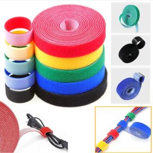 Barley 10M Wire Organizer Velcro Cable Ties Velcro Straps Tape Adhesive Fastener Tape Magic Hooks Loops Cable Ties