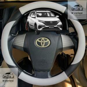 Cover stir bungkus setir toyota Rush/Daihatsu Terios model sabit Real pict!!