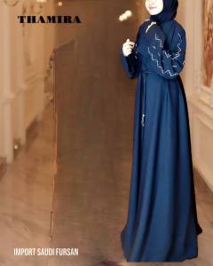 ABAYA THAMIRA FURSAN SAUDI IMPOR PAYET BLINK ALKHATIB COLLECTION / COD BAYAR DITEMPAT