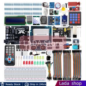 2023  Boxed Makerlab Upgraded Starter Kit for Uno R3 DIP with PDF Manual Lessons Compatible with Arduino Applicable to embedded motherboard learning laboratory teaching