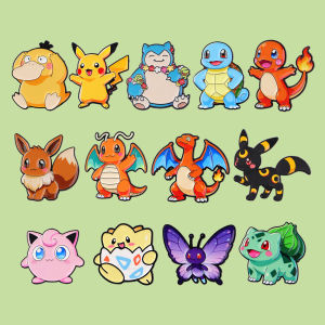 Cute Anime Monster Enamel Pin Cool Duck Turte Brooch Pines Lapel Pins Badge on Backpack Costume Accessories Jewelry Friends Gift