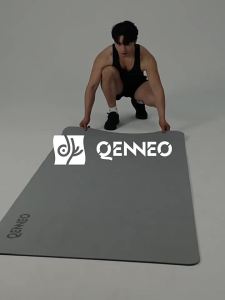 Non-slip Damping Silent Thick Yoga Mat for Mens Home Workout and Jump Rope Exercise