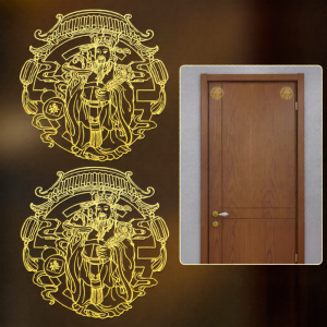 HETANGYUESHE | Invisible Door Decorative Plaque Single