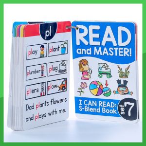 Phonics Cards for Kids - CVC Words Flashcards - Reading Practice for Beginners - Reading Educational Toy English Flash Cards For Kids