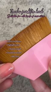 AMYS DIARY Brush Foundation Bb Cream Kuas Bergagang Pendek Free Kotak Penyimpanan