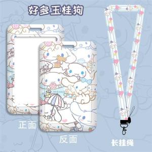 Student Bus Card Holder ID Credit Bank Card Organizer PVC Cartoon Print Hard Shell Functional Small Bag for Teens