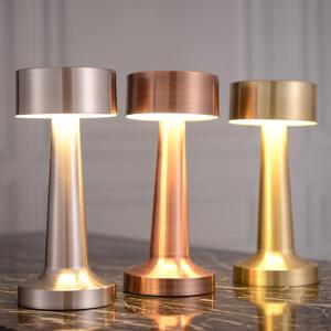 Portable Led Table Lamp Rechargeable retro Bar Table Lamp Dining Hotel Bar Coffee Table Lamp Dimmable Touch Desk Lamp light Study LED Light Touch Sensor night light for bedroom Bar Cafe Hotel Study Bedroom Decor