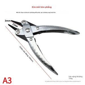 1PC Kìm Hàm Song Song Bằng Thép Carbon Chính Xác Dùng Được Cho Cả Hai Tay Dùng Để Làm Đồ Trang Sức Quấn Dây Và Gia Công Kim Loại