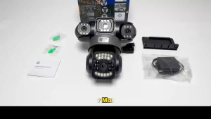 V380 Pro CCTV Kamera 4G/WIFI 3 Lensa Sesungguhnya 4K 18MP Outdoor IP66 Waterproof Pelacakan Seluler cctv sambung hp jarak jauh