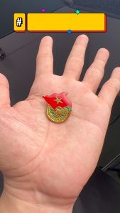 Huy hiệu đoàn thanh niên Việt Nam loại xịn mạ đồng VNO145